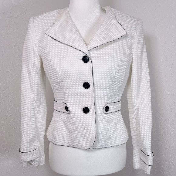 Liz Claiborne Waffle Textured Suit Jacket - Picture 1 of 5